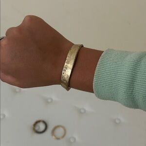 Lucky Brand Textured Gold Bracelet